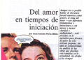 Del amor en tiempos de iniciación