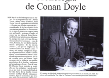 Cronología de Conan Doyle